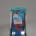 CARLOCA Compatible with iPhone 12 Mini Case,Blue Orange Marble for Girls,Graphic Design Shockproof Anti-Scratch Case for iPhone 12 Mini