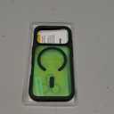 COOLQO Magnetic for iPhone 17 Pro Case [Screen Protector + Camera Protection] Compatible with MagSafe Translucent Matte Dual-Layer Military Grade 17 FT Drop Test Protective Phone Cover Green (17Pro_6.3")