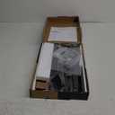 Universal TV Stand - Table Top TV Stand for 27-60 inch LCD LED TVs - 9 Level Height Adjustable TV Base Stand with Tempered Glass Base & Wire Management, VESA 400x400mm