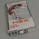 Knee Compression Sleeves: McDavid Hex Knee Pads Compression Leg Sleeve for Basketball, Volleyball, Weightlifting, and More - Pair of Sleeves (ADULT- Medium, White)