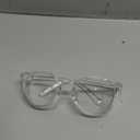 Stoggles Round Z87.1 Certified Polycarbonate Safety Glasses, Scratch & Shatter-Proof, Blue-Light & UV Blocking Lens, Top & Side Shields, Anti-Fog Dip Coated, Durable, Protective & Stylish Eyewear (Medium, Clear)