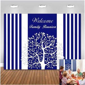 8x6ft Welcome Family Reunion Backdrop for Photography Our Family Themes Moving Reunion Background for Studio Photography Props TAY1248