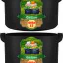 Gardzen 2-Pack 100 Gallon Grow Bags, Aeration Fabric Pots with Handles, Pot for Plants