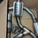 Catalytic Converter Kit Compatible with F-150 1999-2003 5.4L, F-250 F250 1999 5.4L (Dual Conv. System)4WD, Transmission code 4R70W, Reference OE: 30476 30477 645467 EPA Compliant