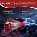 Halogen Right Tail Light without Blind spot monitoring Compatible With Chevrolet Chevrolet Equinox 2010-2015 Replace# 20841506 22759317 GM2801242