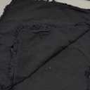 MANDIOO Set of 2 Neutral Cotton Fringe Throw Pillow Covers Decorative Boho Farmhouse Cushion Covers Cozy Tassels Pillowcase for Couch Sofa Bedroom Living Room Home Decor 18x18 Inch Black