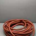Garden Hose 90FT x 5/8", Heavy Duty Rubber Hose, Water Hose with Five Layered Braiding, Male to Female Fittings, 1000PSI Burst, 300PSI Working (Brown)