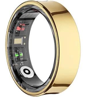 Smart Ring, Health Management, Sleep Tracking, 8 Sport Modes, 3 Data Types, IP68 Waterproof, Size 6