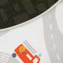 STARUIA Road Traffic Kids Rug Children Playing with Cars Playmat 3x5 Ft, Washable Play Carpet for Kids Playroom, Non-Slip Have Fun Safe Baby Nursery Rug for Toddler Boy's Bedroom Game Room Grey