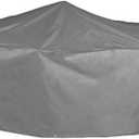 Bosmere Weatherproof Oval/Rectangular Table and Chairs Cover, 126" x 75" x 37", Gray (126" L x 75" W x 37" H, Grey)