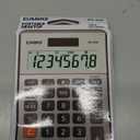 Casio MS-80B Calculator  Desktop Calculator with Tax & Currency Tools | General Purpose | Large Display | Ideal for Home, Office & Everyday Math (Brush Nickel)