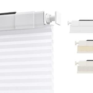 SUNOFF Cordless No Drill Light Filter Cellular Shades, 56" W x 64" H, White