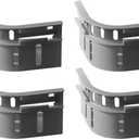 Bed Sheet Holder Lock Strips  Secure, Reusable, and Easy-to-Use Bed Sheet Fasteners for a Neat and Comfortable Sleep (Grey)