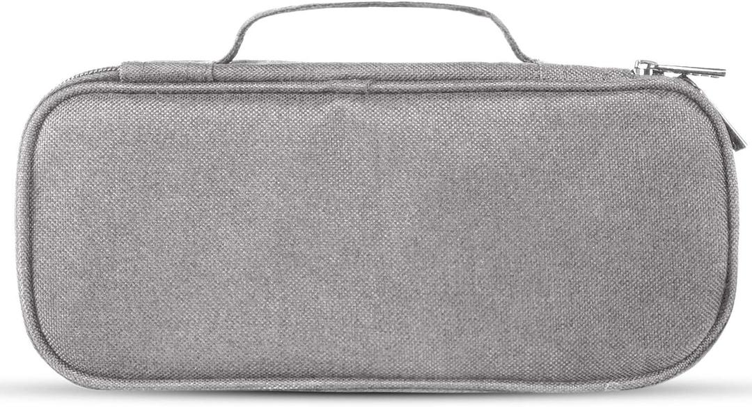 Surblue Electronics Organizer Accessories Cable Organizer Bag, Compact and Portable Waterproof Travel Cable Organizer Bag for USB cables, chargers, mobile power supplies, phones, SD cards, Grey