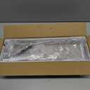 Under Desk Cable Management Tray, 15.7'' No Drill Steel Desk Cable Organizers, Wire Management Tray Cable Management Rack (1 Pack-White)