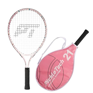 PICKLETECH Kids Tennis Racket for Junior Toddlers Starter Kit 21" Tennis Racquet for Girls with Carry Bag, Lightweight for Beginners, Pink