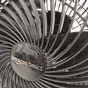 Amazon Basics Air Circulator Fan, Desk Fan for Bedroom, Home and Office, With 90-Degree Tilt Head, 3 Speed Settings, Lightweight (3 LBS), 35 Watts, Black, 11.1"W x 6.3"D x 10.9"H