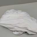 Table Cloth White 4FT Spandex Tablecloth for Rectangle Fitted Table Cloths Stretch Covers Washable Wrinkle Free Tablecloths for Festival Camping Picnic Wedding Party