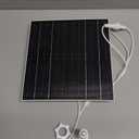 Solar Panel for Eufy Outdoor Camera, 5W Camera Solar Panel Charger Compatible with Eufycam, Continuous Power Supply, Solar Panel with 9.8ft Charging Cable, IP65 Waterproof, Adjustable Wall Mount