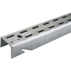 John Sterling Fast-Mount Adjustable Wall Standard, 48-inch, Galvanized, BK-0100-4