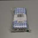 Maymiss Checkered Tablecloth Rectangle, 2 Pack Gingham Table Cloths Waterproof Wrinkle Free Buffalo Plaid Table Covers Washable for Dining, Parties & Outdoor Picnic(Light Blue and White, 52"Ã—70")
