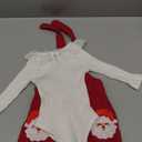 Socutebabe My First Christmas Baby Girl Outfit Newborn Lace Romper and Santa Corduroy Skirt Dress Outfits Clothes (Santa Claus Red, 6-12 Months)