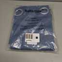 Rutterllow Blackout Curtains for Bedroom, Room Darkening Window Drapes 2 Panels for Living Room, Grommet Top (52x45 Inch, Blue Stone)