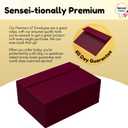 110 5x7 Burgundy Invitation Envelopes - for 5x7 Cards - A7 - (5 x 7 inches) - Perfect for Weddings, Graduation, Baby Shower - 120 GSM - Peel, Press & Self Seal - Square Flap