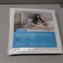 Linenspa Waterproof Mattress Protector, Twin Size  Fitted Sheet Style, Breathable, Machine Washable & Dryer Safe, White