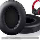 F FEYCH Beats Studio Replacement Earpads for Beats Studio 3 & 2 (B0500/ B0501) 2 Pieces Noise Isolation Comfortable Memory Foam Ear Cushions (Black)