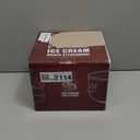 Ice Cream Maker Attachment for KitchenAid Mixers, Fits KitchenAid 4.5/5QT & 6QT Stand Mixers, Frozen Ice Cream & Sorbet Gelato Maker for KitchenAid, 2 Quart, White(Machine/Mixer Not Included)