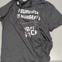 Wife of Heart Attack Survivor - I Survived My Husband's T-Shirt,small