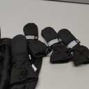 Canada Pooch Dog Winter Boots - Paw Protection, Anti-Slip Dog Shoes with Reflective Strap, Easy On Dog Booties - Black, Size 3