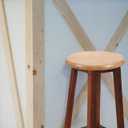 DOITOOL Solid Wood Bar Stool Seat Replacement 11.61 Inch Round Chair Seat Top for Home Office Barstools Seating Part