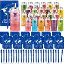 AmazingSpark 72 Pcs Class of 2026 Graduation Gift Set 13.5 oz Graduation Plastic Cups Bulk with Lids Straws Inspirational Notebooks Motivational Pens Gift for Congrats Grad Party Favors Supplies
