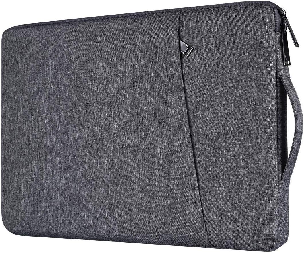17 17.3 Inch Waterproof Laptop Case with Handle for HP Envy 17 17t/Pavilion 17, Acer Predator 17/Aspire 17.3, Dell Inspiron 17, Lenovo, LG, MSI GS75 GL75, 17.3 inch Laptop Carrying Bag (Sapce Grey)