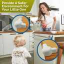 Silicone Corner Protectors for Baby Proofing Soft Adhesive Corner Guards for Tables & Furniture, Child Safety Edge & Corner Bumpers. Protects Toddlers from Sharp Edges (12 Pack/White)