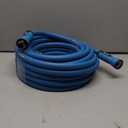 Garden Hose 50 ft, Made of TPE (BetterThan PVC/Hybrid Polymer), Lightweight yet Durable Water Hose with Ergonomic Grip, Drinking Water Safe Material, All-Weather, 3/4" GHT Fittings
