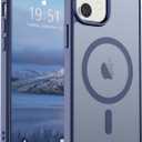 SUPFINE Magnetic for iPhone 12 Case/iPhone 12 Pro Case (Compatible with MagSafe)(Military Grade Drop Protection) Slim Translucent Matte Shockproof with Anti-Fingerprint Phone Case,Lavender Gray