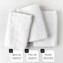 Salon Towels for Hair Stylist - Pack of 24, Not Bleach Proof, 16 by 27 Inches, Highly Absorbent Cotton Towels for Hand, Gym, Beauty, Spa, and Home Hair Care (White)