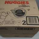 Huggies Size 2 Diapers, Little Snugglers Baby Diapers, Size 2 (12-18 lbs), 186 Count (3 Packs of 62)