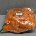 8 Pcs 5 Feet Halloween Marigold Garland for Decoration with Light Artificial Marigold Flowers Indian Faux Garlands for Day of The Dead Diwali Wedding Party Decoration (Light Orange)