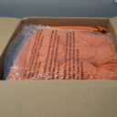 Chair Cushions for Dining Chairs, Dining Chair Cushions, Tufted Indoor Chair Pads with Ties & Non Slip Backing, Seat Cushions for Kitchen Chairs 16.5 x 16.5 x 3.5, Set of 6, Orange