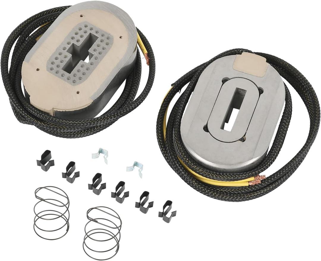 12-1/4" Electric Trailer Brake Magnet Kit Fits 10,000 lbs Axles for 12-1/4''x3-3/8'' Electric Brakes Assembly with Retainer Clips and Coil Springs