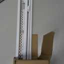 SOLOKOS Telescopic Ceiling Mount Curtain Track System 51 to 94 inch Adjustable Room Divider Track Set (51-94") White