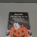 KanaAt Trick or Treat Please Take Only One or Two Tin Sign Halloween Candy Vintage Decor for Home Kitchen Cafe Bar Porch Yard Front Door Party Decor 8x12 inch, diany-m90