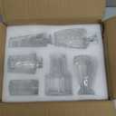 6Pcs Glass Bud Vase Set,Small Flower Vase for Tables Centerpieces Decor, Mini Vintage Clear Vase for Home,Wedding,Party Decorations6 PcsClear