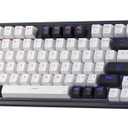 Redragon K673 PRO 75% Wireless Gasket RGB Gaming Keyboard, 3-Modes 81 Keys Compact Mechanical Keyboard Hot-Swap Socket, Dedicated Knob Control and Sound Absorbing Pads, Linear Red Switch