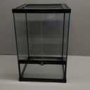 11 Gallon Reptile Glass Tank Vertical Terrarium 12"x12"x18" Habitat Enclosure with Front Openning Door and Top Screen Ventilation for Geckos, Snakes,Tree Frogs,Chameleon