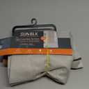 SUN+BLK Nantes Luxury Insulated Total Blackout Grommet Single Curtain Panel, Noise Reducing, Light Blocking, Beige, 52x63